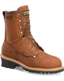 Carolina Men's Waterproof Insulated Logger Boots - Round Toe
