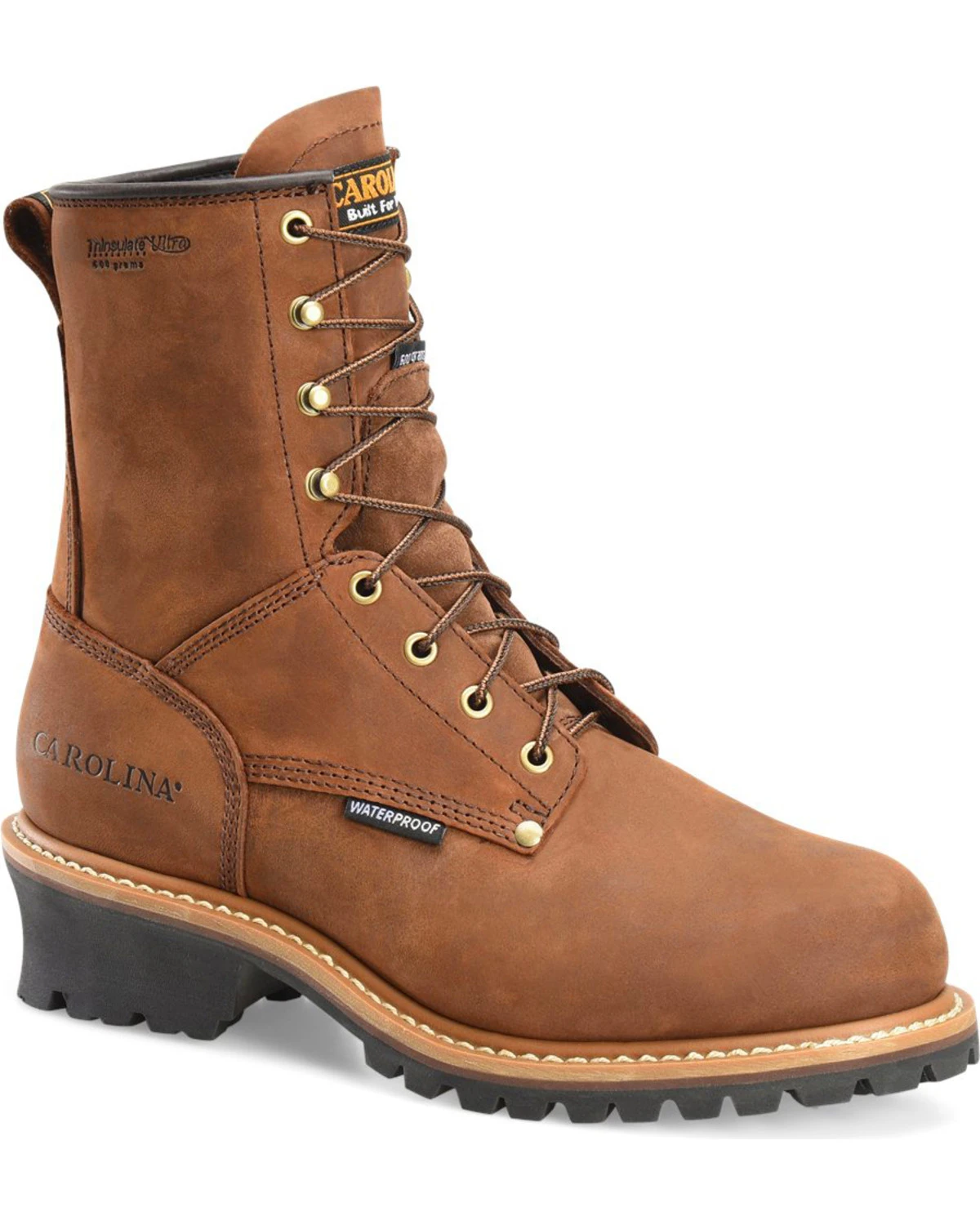Carolina Men's Waterproof Insulated Logger Boots - Steel Toe 3 Carolina Men's Waterproof Insulated Logger Boots - Steel Toe