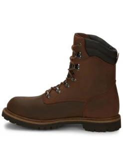 Chippewa Men's Heavy Duty Waterproof & Insulated Aged Bark 8" Work Boots - Round Toe -Boot Haven Shop 050G25 D7 P3