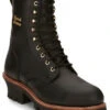 Chippewa Men's Waterproof & Insulated 8" Logger Boots - Steel Toe -Boot Haven Shop 050G56 89 P1
