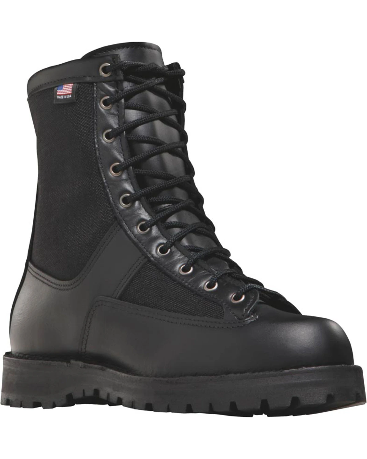 Danner Men's Black Acadia 8"" Uniform Boots - Round Toe 3 Danner Men's Black Acadia 8"" Uniform Boots - Round Toe