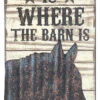 Gift Craft Home Is Where The Barn Is Wall Decor -Boot Haven Shop 2000125078 000 P1