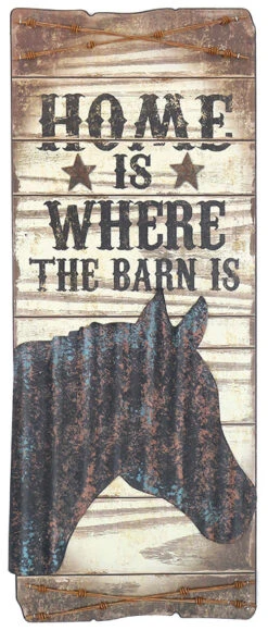 Gift Craft Home Is Where The Barn Is Wall Decor