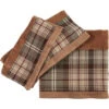 HiEnd Accents Forest Pines Plaid Mocha Towel Set -Boot Haven Shop 2000229765 200 P1