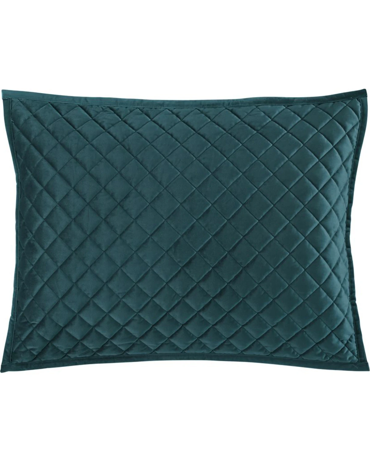 HiEnd Accents King Teal Diamond Quilted Shams 3 HiEnd Accents King Teal Diamond Quilted Shams