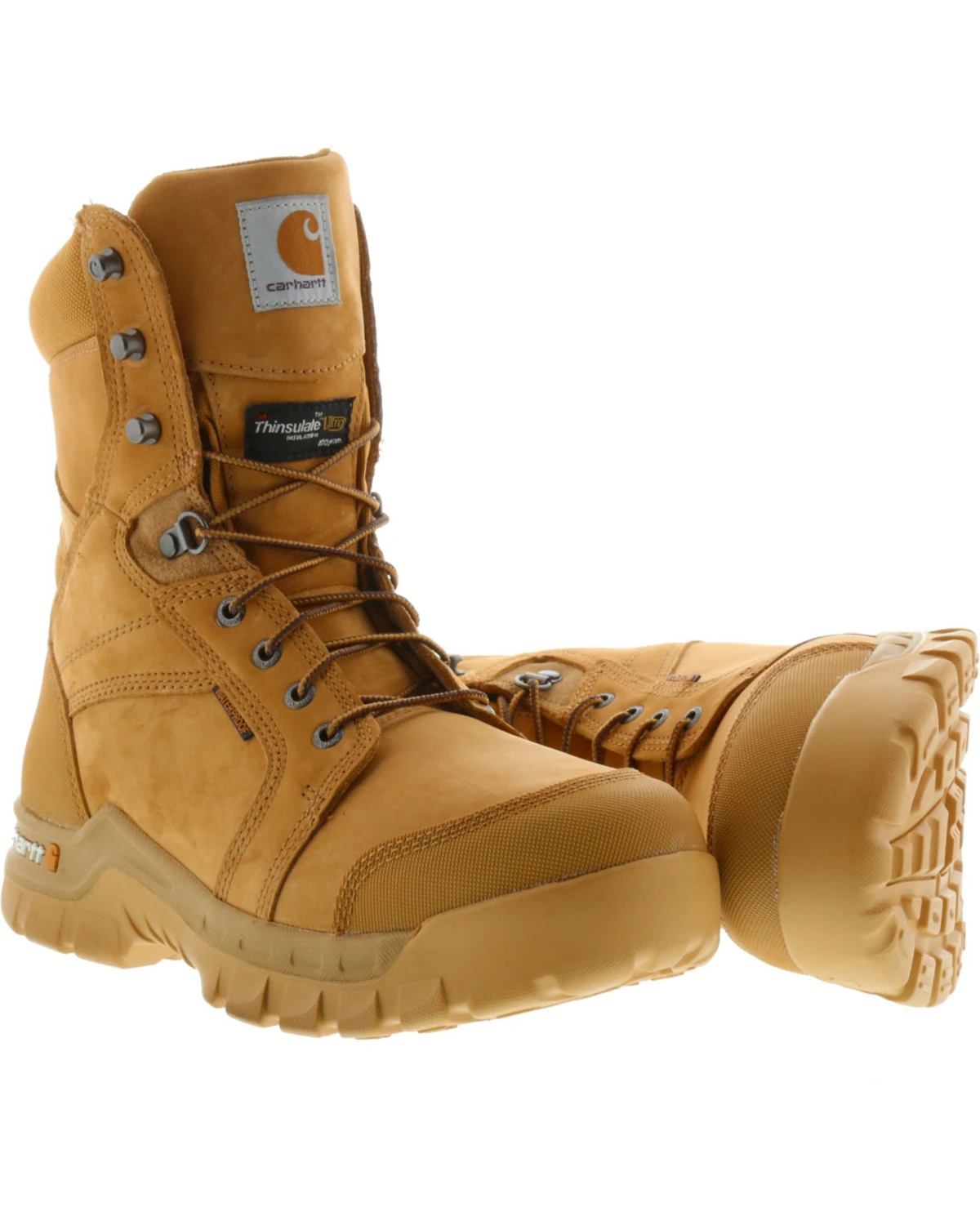 Carhartt Men's 8" Waterproof Insulated Rugged Flex Work Boots - Round Toe 4 Carhartt Men's 8" Waterproof Insulated Rugged Flex Work Boots - Round Toe - Image 2