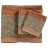 HiEnd Accents Wyatt Embroidered Towel Set - 3 Pieces -Boot Haven Shop 2000256422 281 P1