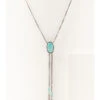 Prime Time Women's Turquoise Stone Bolo Necklace -Boot Haven Shop 2000334008 040 P1