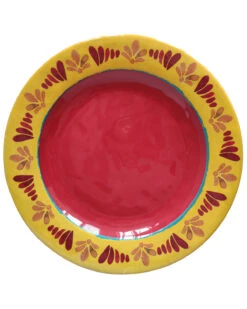 HiEnd Accents Bonita Melamine 4pc Collection Dinner Plates