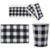HiEnd Accents Camille Buffalo Check 5pc Bath Accessory & Towel Set -Boot Haven Shop 2000337760 944 P1
