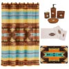 HiEnd Accents Navajo 9pc Bath Accessory & Mesa Towel Set -Boot Haven Shop 2000337769 900 P1