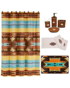 HiEnd Accents Navajo 9pc Bath Accessory & Mesa Towel Set