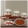 HiEnd Accents Del Sol Southwestern 19pc Dinnerware & Canister Set -Boot Haven Shop 2000337774 900 P1