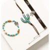 Prime Time Jewelry Women's Cactus Beaded Bracelet Set 1 Prime Time Jewelry Women's Cactus Beaded Bracelet Set -Boot Haven Shop 2000338285 040 P1