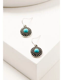 Prime Time Jewelry Women's Silver Turquoise & White Concho Jewelry Set -Boot Haven Shop 2000338300 040 P3