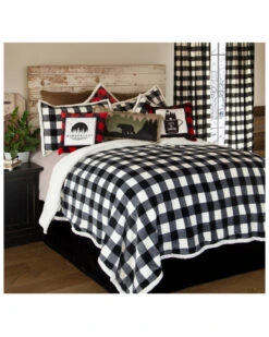 Carstens Home Lumberjack Plaid Print Twin Bedding Set