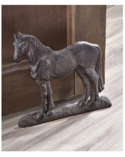 Giftcraft Cast Iron Horse Door Stopper