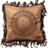 Carstens Circle Of Life Faux Leather Throw Pillow -Boot Haven Shop 2000356331 200 P1
