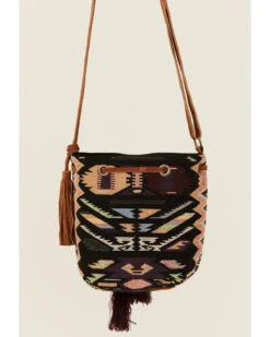 Prime Time Jewelry Women's Southwestern Pattern Canvas Bucket Bag -Boot Haven Shop 2000357081 280 P3