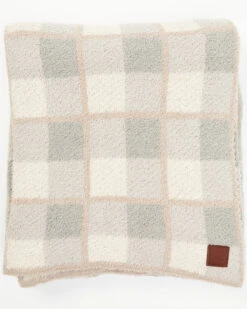 Cleo + Wolf Ivory & Beige Plaid Blanket -Boot Haven Shop 2000381117 900 P3