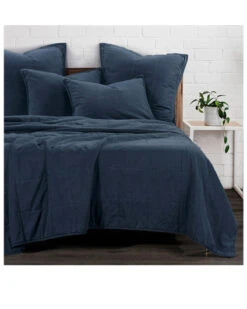 HiEnd Accents Denim Stonewashed Cotton Canvas Full/Queen Coverlet Set