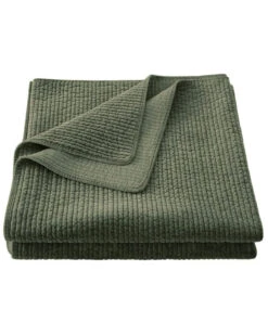 HiEnd Accents Fern Green Stonewashed Cotton & Velvet 3-Piece King Quilt Set -Boot Haven Shop 2000388516 300 P2