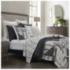 HiEnd Accents Black Patchwork Prairie Reversible 3-Piece Full/Queen Quilt Set -Boot Haven Shop 2000388547 001 P1