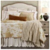 HiEnd Accents Elsa Light Tan Cowhide Reversible 3-Piece Full/Queen Quilt Set -Boot Haven Shop 2000388553 280 P1