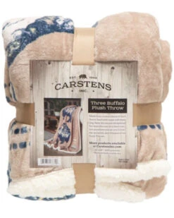 Carstens Home Three Buffalo Plush Sherpa Throw -Boot Haven Shop 2000394021 200 P5