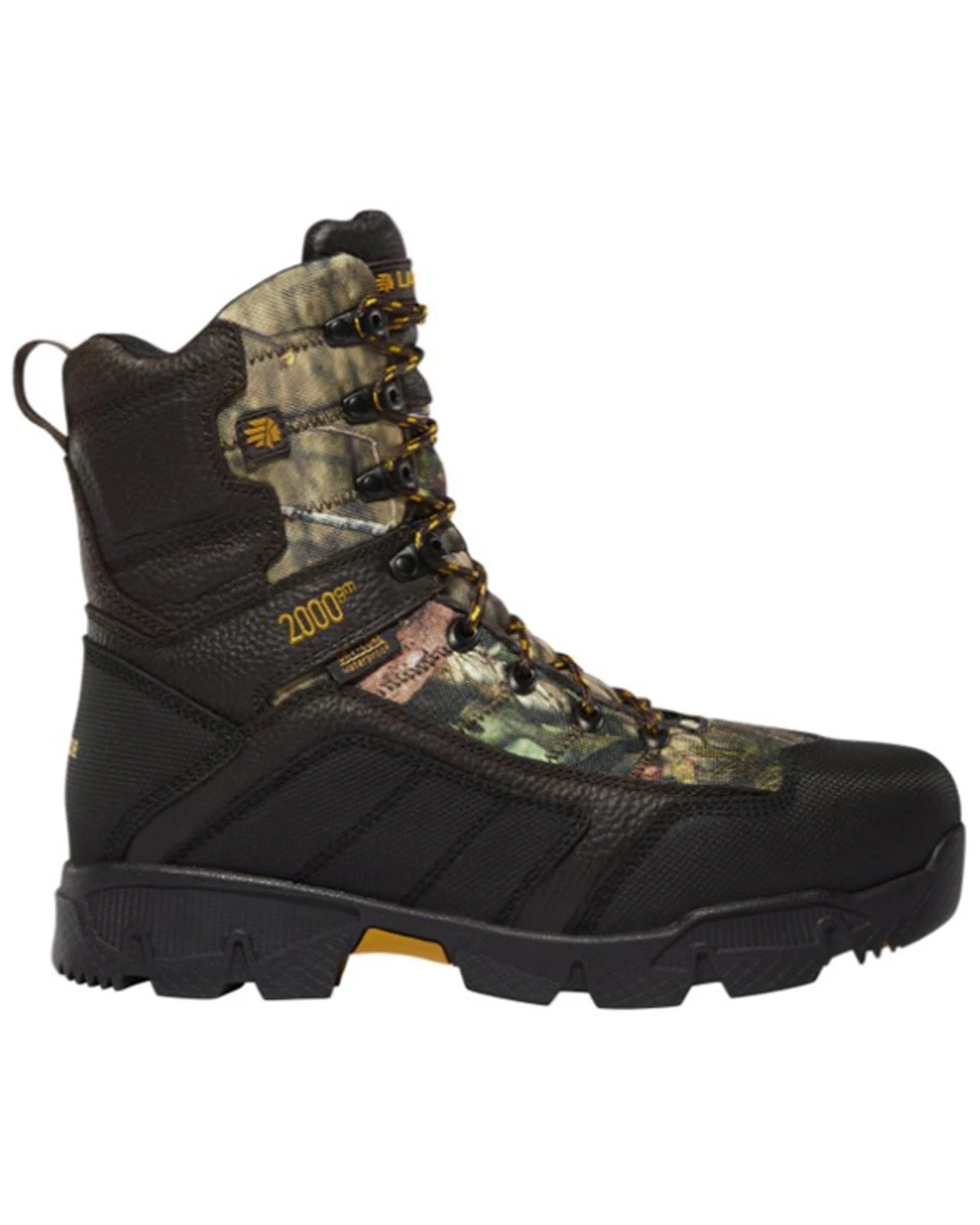 LaCrosse Men's 9" Cold Snap Mossy Oak Break-Up 2000G Lace-Up Boots - Round Toe 3 LaCrosse Men's 9" Cold Snap Mossy Oak Break-Up 2000G Lace-Up Boots - Round Toe