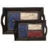 HiEnd Accents Texas Flag Tray Set -Boot Haven Shop 2843Z9 94 P1