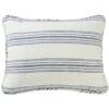 HiEnd Accents Prescott Navy Stripe Pillow Sham Set - King -Boot Haven Shop 28471C 85 P1