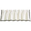 HiEnd Accent White Augusta Matelasse Valance -Boot Haven Shop 28475J 01 P1