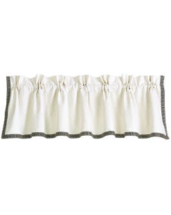 HiEnd Accent White Augusta Matelasse Valance