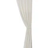 HiEnd Accents Newport White Linen Curtain -Boot Haven Shop 28476T 01 P1